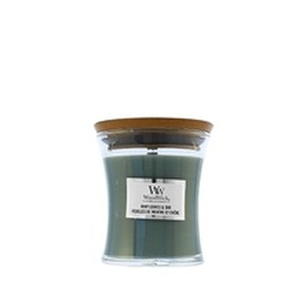 Woodwick Mint Leaves & Oak Scented Candle Medium 275 G