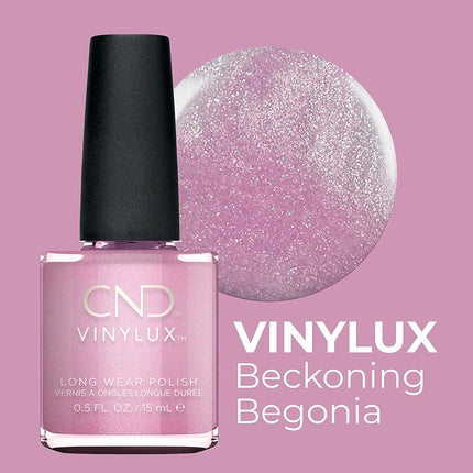 CND Vinylux Long Wear Nail Polish 15ml Purple Bekoning Begonia