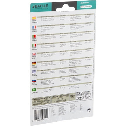 Batlle Aromatic Seeds Peppermint 0.2g