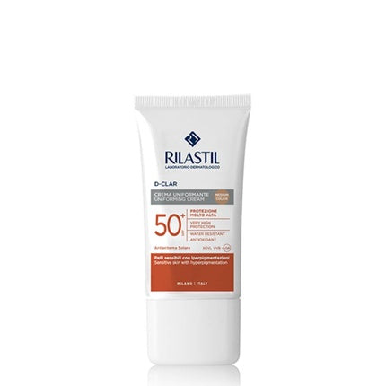 Rilastil Dclar Spf50 Unifying Cream Medium 40ml High Protection Sunscreen
