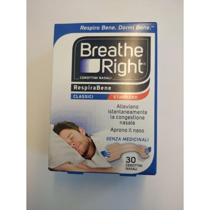 Breathe Right Original Standard Nasal Strips 30 Pieces