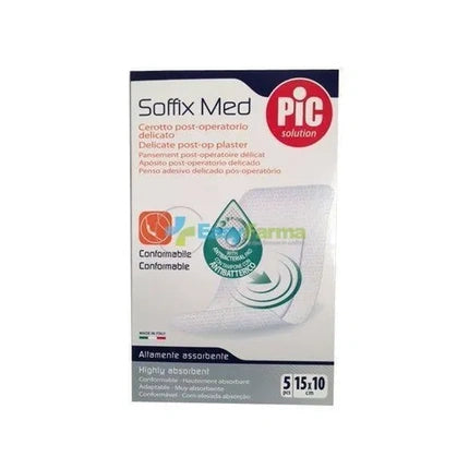 Pikdare Pic Soffix Med Delicate Postoperative Dressing 5 Pieces 15x10 Cm