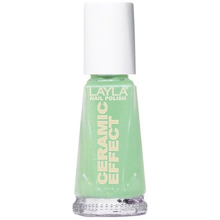 Layla Cosmetics 1243R23-056 Ceramic Effect Nail Polish - Grass in the Wind 10ml