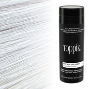 Toppik Hair Building Fibers 55g Instantly Thicker Fuller Looking Hair 9 Shades for Men & Women White