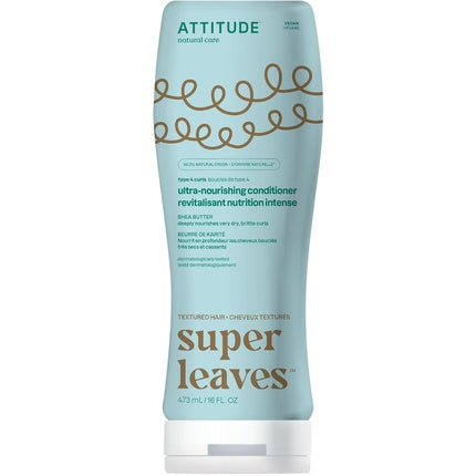 Attitude Ultranourishing Conditioner for Curly Hair with Shea Butter - Vegan