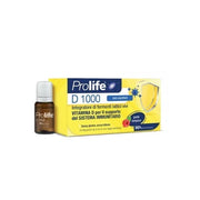 Zeta Farmaceutici Prolife D 1000 Dietary Supplement Of Live Lactic Ferments And Vitamin D 10 Vials Of 8 Ml Raspberry Flavor