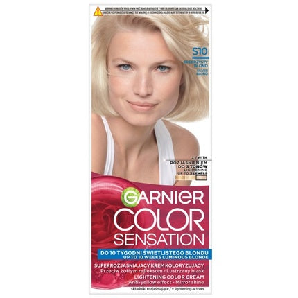 Garnier Color Sensation Hair Dye S10 Silvery Blonde