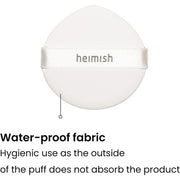 Heimish Artless Rubycell Puff 5 pcs Soft Cushion Puff Foundation Makeup Tool Angled Design Wet and Dry Use