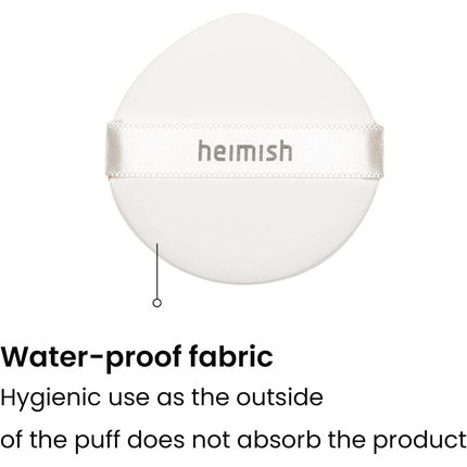 Heimish Artless Rubycell Puff 5 pcs Soft Cushion Puff Foundation Makeup Tool Angled Design Wet and Dry Use