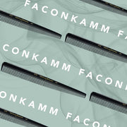 HERCULES SÄGEMANN 1628-401 Comb High Quality Hair Cutting Comb Trapezoid Geometry Fine Tooth Ideal for 1-10mm Cuts Size: 7.5 Inches Black