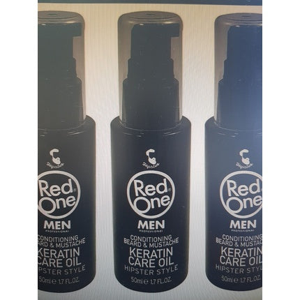 RedOne Conditioning Beard & Mustache Keratin Care Oil Hipster Style 50ml