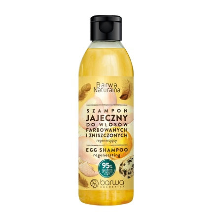 Barwa Natural Egg Regenerating Shampoo For Colored And Damaged Hair 300ml