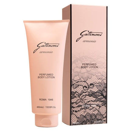 GATTINONI Armonia Roma 1946 Body Lotion for Women 400ml with Floral and Woody Scent Made in Italy