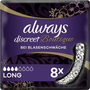 Always Discreet Boutique Long Incontinence Pads 8 Pads