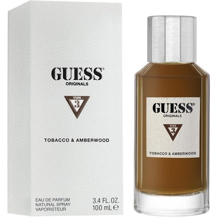 Originals Type 3 Tobacco and Amberwood by Guess for Men 3.4 oz EDP Spray