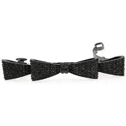 Araban Hair Barrette Black Metal Bow