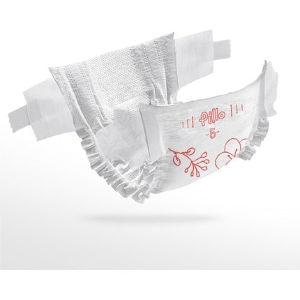 Pillo Baby Nappy Size 5 Single Pack of 33 Nappies Junior 11-16 kg 24-35 lbs Leak Protection for Sensitive Skin