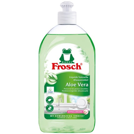 Frosch Dishwashing Liquid Aloe Vera - Eco-Friendly Dish Soap With Aloe Vera