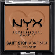 NYX Professional Makeup Can't Stop Won't Stop Mattifying Powder Matte Finish Mocha 08