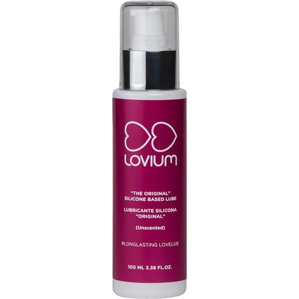 Silicone Lubricant 100% Fragrance-Free - Improves Friction and Hydrates the Skin - Contains Jasmine Flower and Makandi - Lubricant for Men and Women 100ml - Lovium
