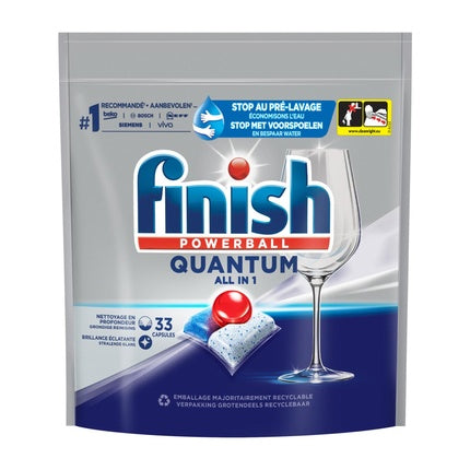 Finish Quantum All-In-One Regular Dishwasher Tablets
