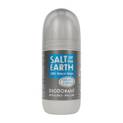 Salt Of The Earth Vetiver & Citrus Deo Rollon 75 Ml Refillable Natural Deodorant