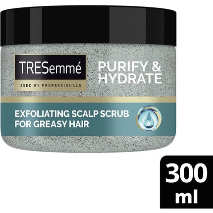TRESemme Purify & Hydrate Scalp Scrub with Hyaluronic Acid and White Clay for Greasy Hair 300ml
