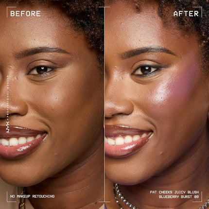 Nyx Professional Makeup Fat Cheeks Juicy Blush Liquid Blush Up to 12h Wear