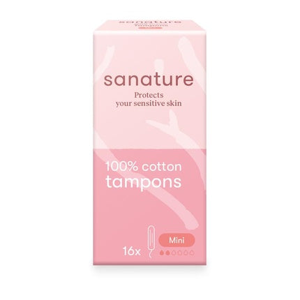 Sanature Cotton Tampons Mini Gentle And Comfortable Protection