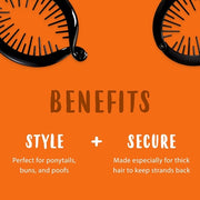 Cantu Extra Grip Thick Hair Clip