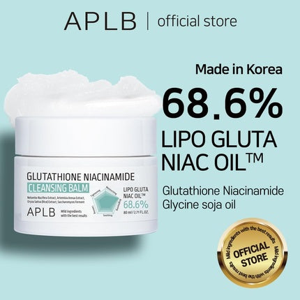 Aplb Glutathione Niacinamide Cleansing Balm Lipo Gluta Niac Oil 68.6% 2.71