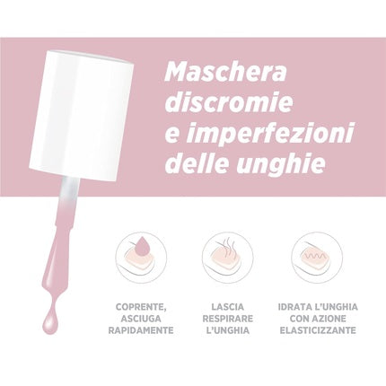 Dermovitamina Micoblock 3in1 Moisturizing and Breathable Nail Polish Light Pink 5ml