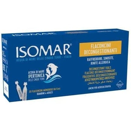Isomar Nasal Decongestant Hypertonic Solution 20 Vials x5ml