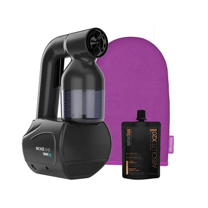 Minetan Personal Spray Tan Kit Black Selftanning Gun Bronze Babe