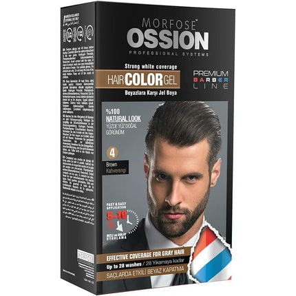 Morfose Ossion Hair Color Gel No. 4 Brown