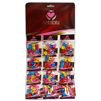 SETABLU Mini Colorful Clips X 10 Pcs in Folder - Toiletry Accessories