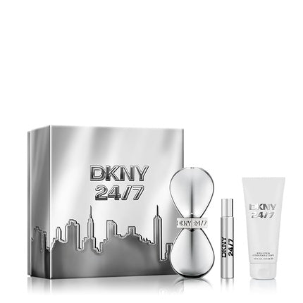 DKNY 24/7 Eau De Parfum 3 Piece Gift Set with Body Lotion