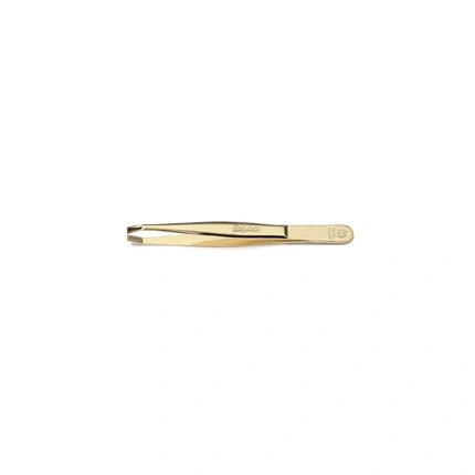 Wal Eyebrow Tweezers Clinging Gold Straight Narrow Face Accessories