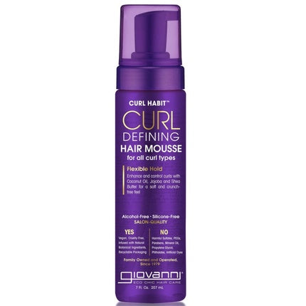 Giovanni Curl Defining Hair Mousse - 207ml