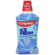 Colgate Ice Fresh Mouthwash 500ml - Immediate and Lasting Freshness - Alcohol-Free Antibacterial Mouth and Teeth Cleaning for Optimal Protection