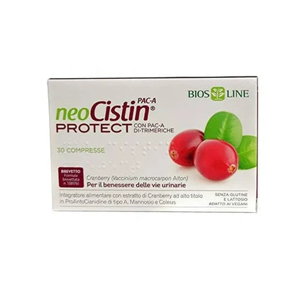 Bios Line Neocistin Paca Protect Supplement For The Wellbeing Of The Urinary Tract 30 Tablets
