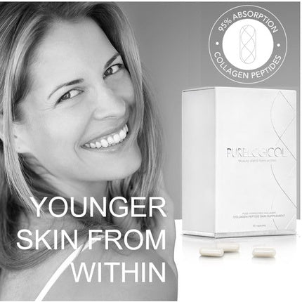 Collagen Tablets Best Hydrolysed Protein Peptide Skin Supplement 90 Count