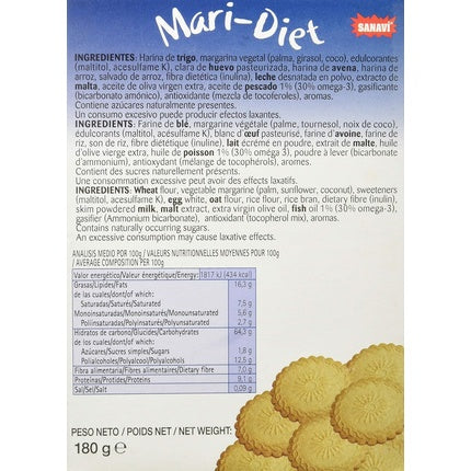 SANAVI GALL. MARIA DIET + OMEGA 3 180g
