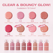 Peripera Syrupy Tok Cheek 5 Colors Liquid Blush Dewy Finish and Hydrates