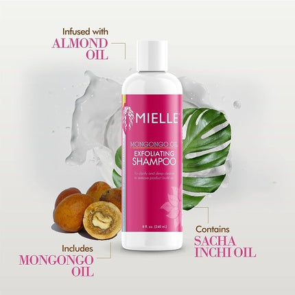 Mielle Organics Mongongo Oil Exfoliating Shampoo 8 Ounces