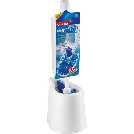 Vileda Toilet Brush Set Power Brush