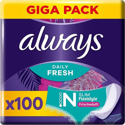 Always Dailies Slim Fresh Normal Panty Liners 100 Pads