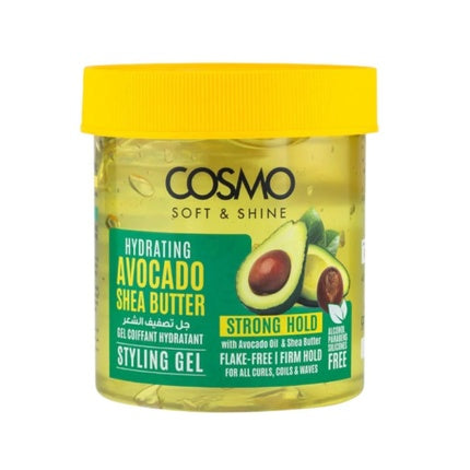 Cosmo Hair Care Soft & Shine Hydrating Avocado & Shea Butter Strong Hold Styling
