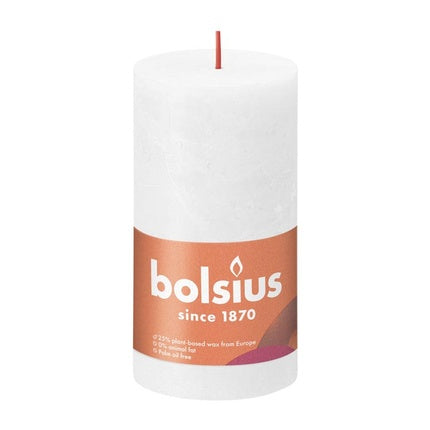 Bolsius Bolsius Shine Stump Candle 130x68 Cloudy White