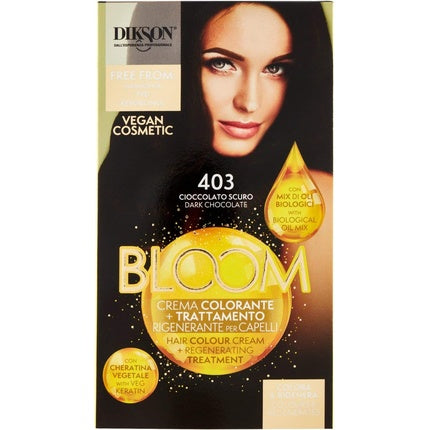 Dikson Bloom Cream Color 403 Chocolate Brown, Black - Standard